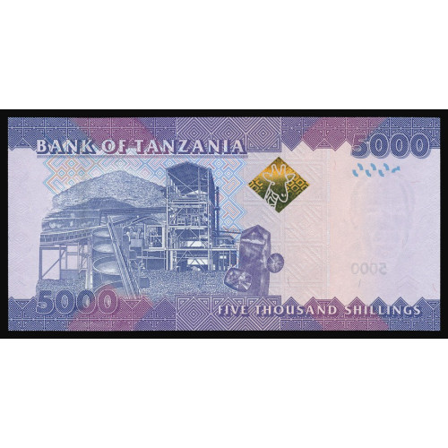 Tanzania, 5000 Shilingi 2020