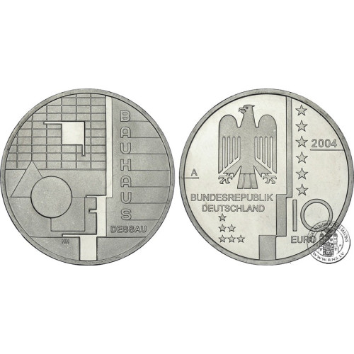 Germany, 10 Euro 2004 A, Bauhaus Dessau