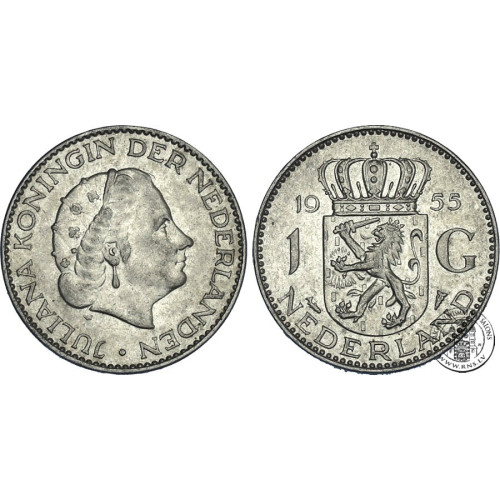 Netherlands, 1 Gulden 1955