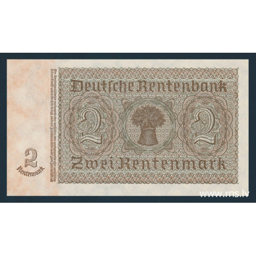 Germany, 2 Rentenmark 1937