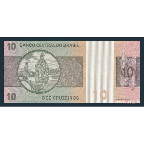 Brazil, 10 Cruzeiros 1979