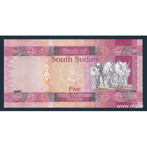 South Sudan, 5 Pounds 2011