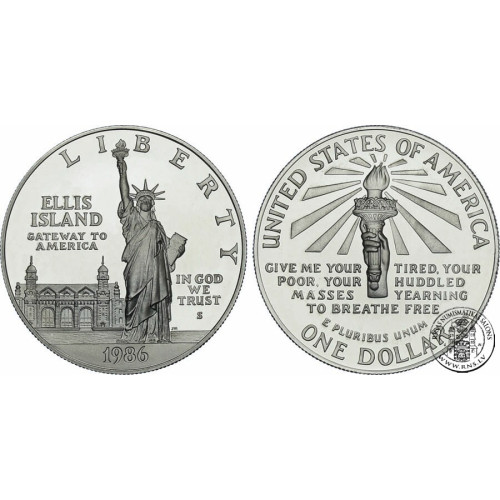 United States, 1 Dollar 1986, Statue of Liberty Centennial