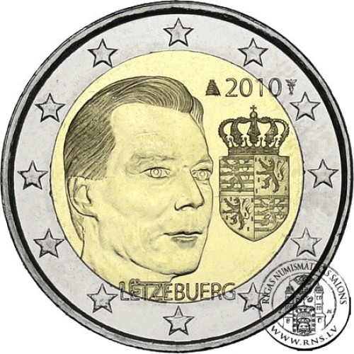 Luxembourg, 2 Euro 2010, Coat of arms of the Grand Duke