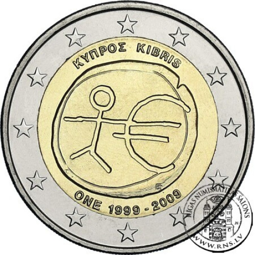 Cyprus, 2 Euro 2009, EMU