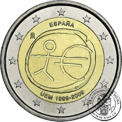 Spain, 2 Euro 2009, EMU