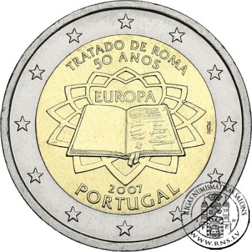 Portugal, 2 Euro 2007, 50th Anniversary of the Treaty of Rome