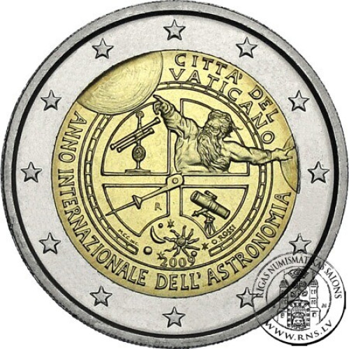 Vatican, 2 Euro 2009, International Year of Astronomy