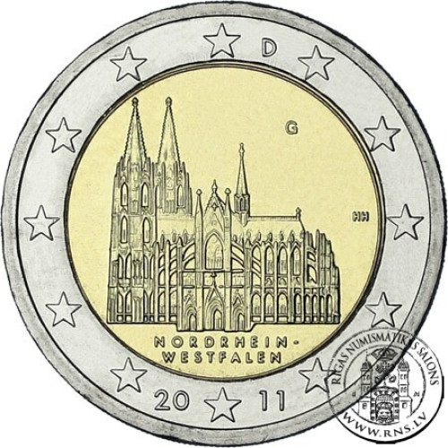 Germany, 2 Euro 2011, North Rhine-Westphalia (J)