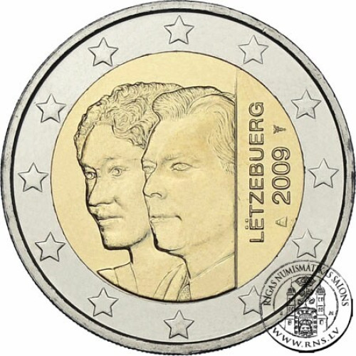 Luxembourg, 2 Euro 2009, Grand Duchess Charlotte's Accession to the Throne