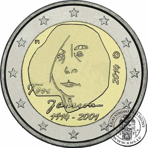 Finland, 2 Euro 2014, Tove Jansson