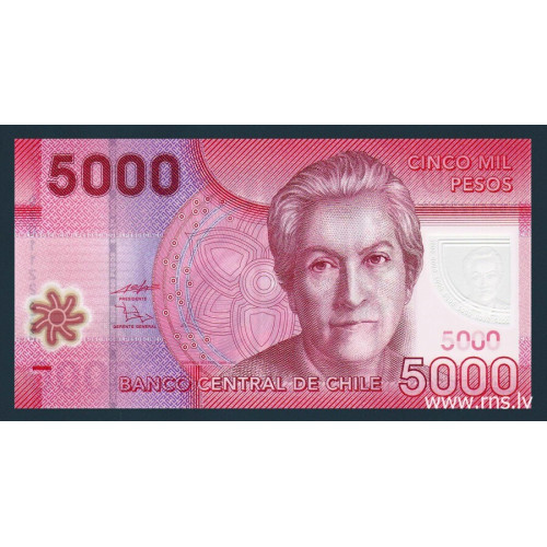 Chile, 5000 Pesos 2011 (Polymer)