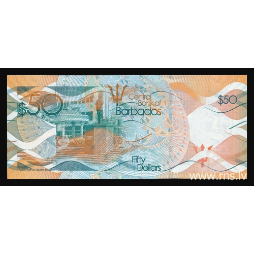 Barbados, 50 Dollars 2013