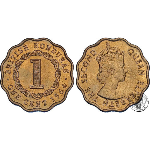 British Honduras, 1 Cent 1964