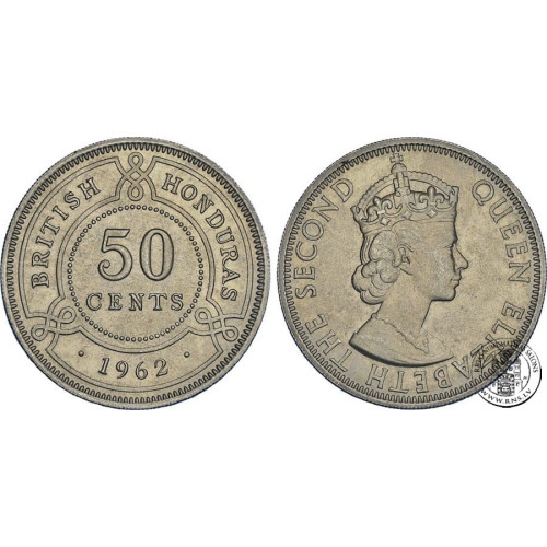 British Honduras, 50 Cents 1962