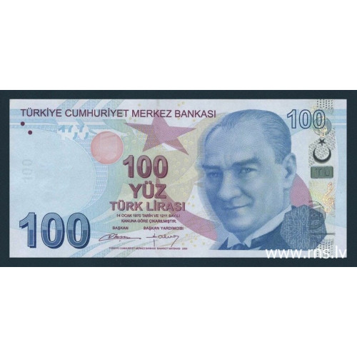 Turkey, 100 Lira 2009