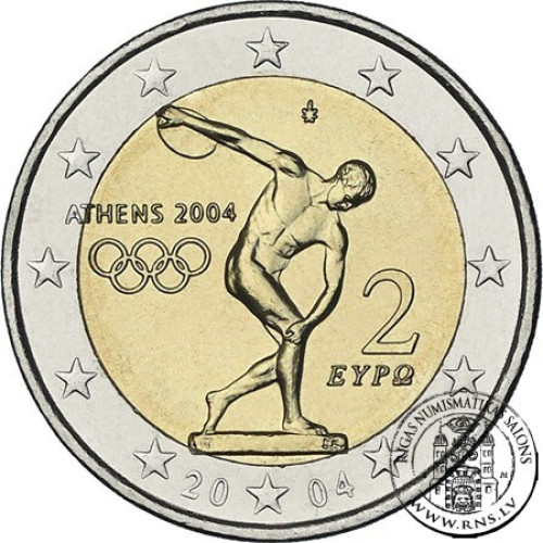 Greece, 2 Euro 2004, Summer Olympics in Athens 2004