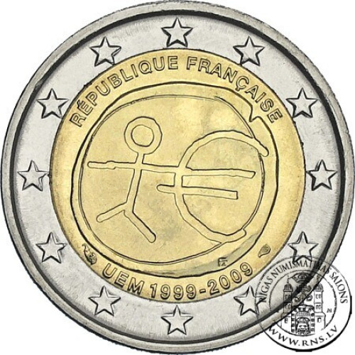 France, 2 Euro 2009, EMU