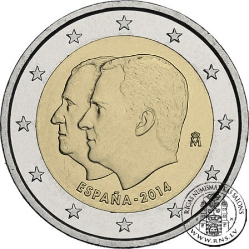 Spain, 2 Euro 2014, Juan Carlos / Felipe VI