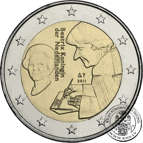 Netherlands, 2 Euro 2011, Desiderius Erasmus