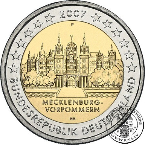 Germany, 2 Euro 2007, Mecklenburg Vorpommern (G)