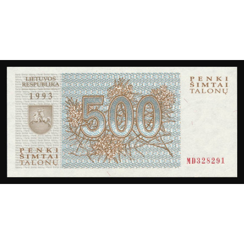 Lithuania, 500 Talonu 1993