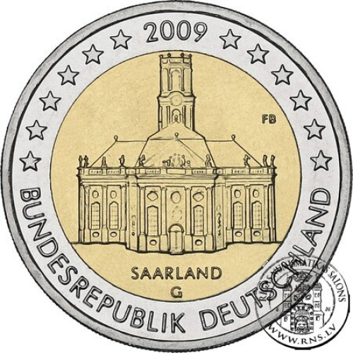 Germany, 2 Euro 2009, Saarland (G)