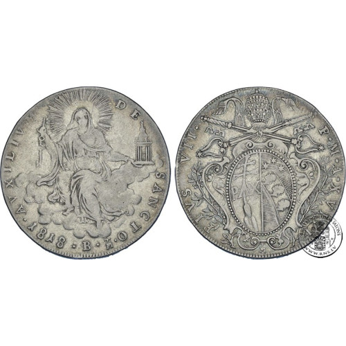 Vatican, 1 Scudo 1818