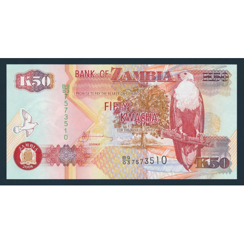 Zambia, 50 Kwacha 2008