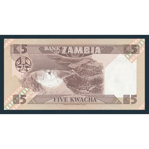 Zambia, 5 Kwacha 1980-88