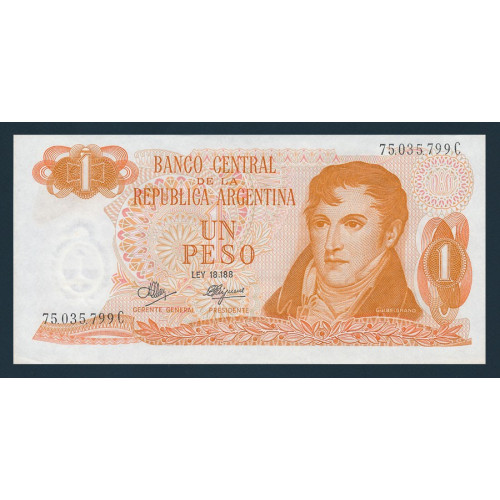 Argentina, 1 Peso 1970-73