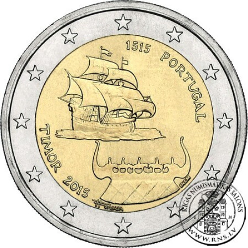 Portugal, 2 Euro 2015, 500 Years of Portugiesisch-Timor