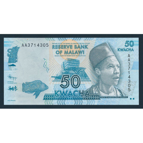 Malawi, 50 Kwacha 2012