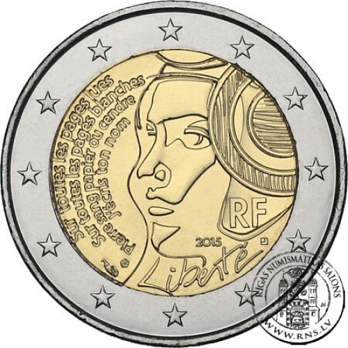 France, 2 Euro 2015, 225th Anniversary of the Fête de la Fédération