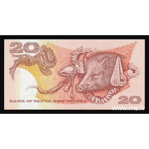 Papua New Guinea, 20 Kina 1988