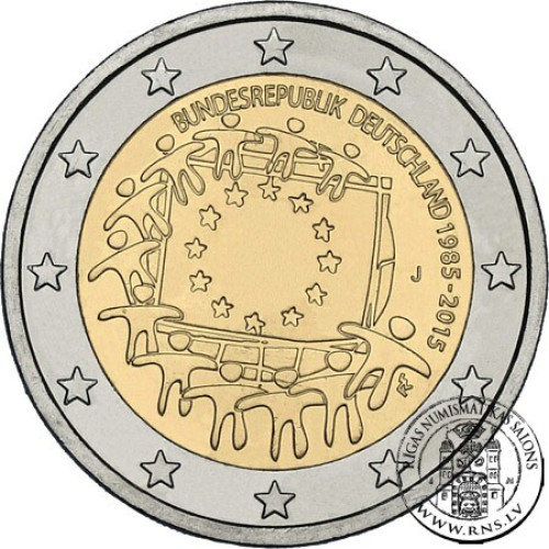 Germany, 2 Euro 2015, 30 Years of the EU Flag D