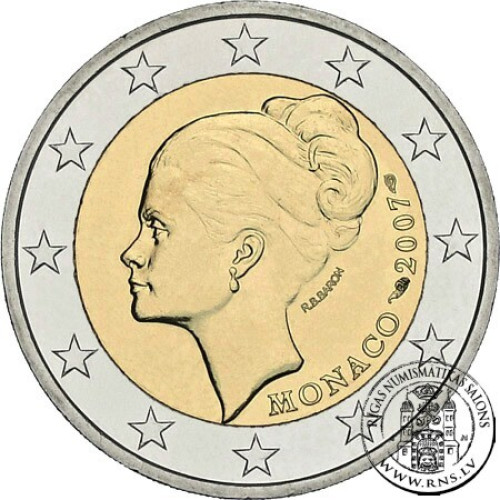 Monaco, 2 Euro 2007, 25th Anniversary of the Death of Grace Kelly