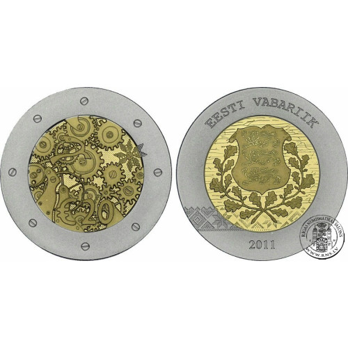 Estonia, 20 Euro 2011, Estonia's Accession