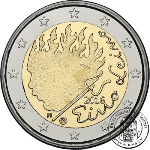 Finland, 2 Euro 2016, Eino Leino