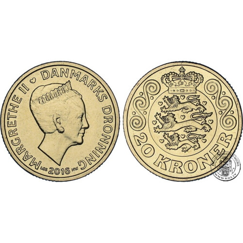 Denmark, 20 Kroner 2016