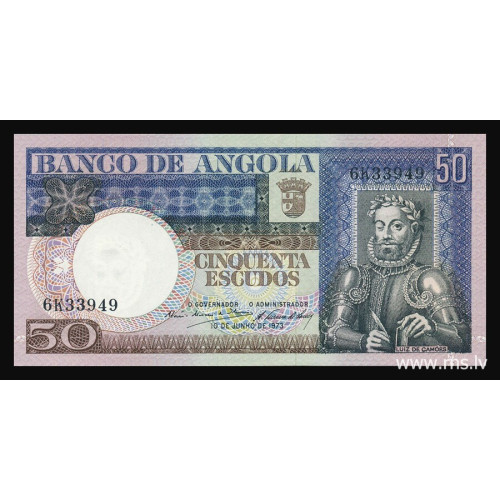 Angola, 50 Escudos 1973