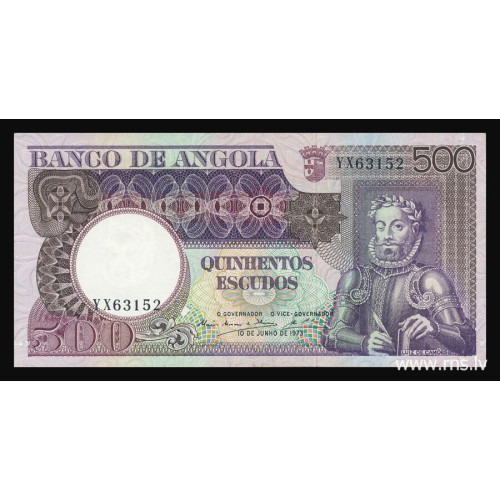 Angola, 500 Escudos 1973