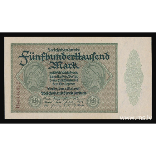 Germany, 500 000 Mark 1923