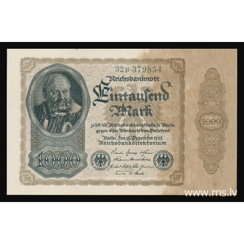 Germany, 1000 Mark 1922