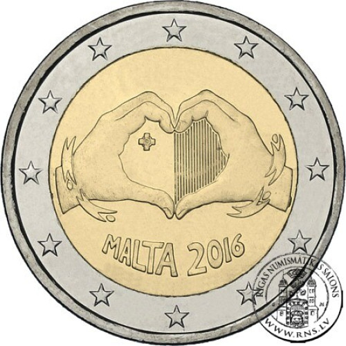 Malta, 2 Euro 2016, Love