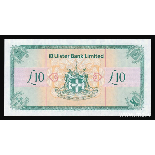 Northern Ireland - Ulster Bank Limited, 10 Pounds 2012