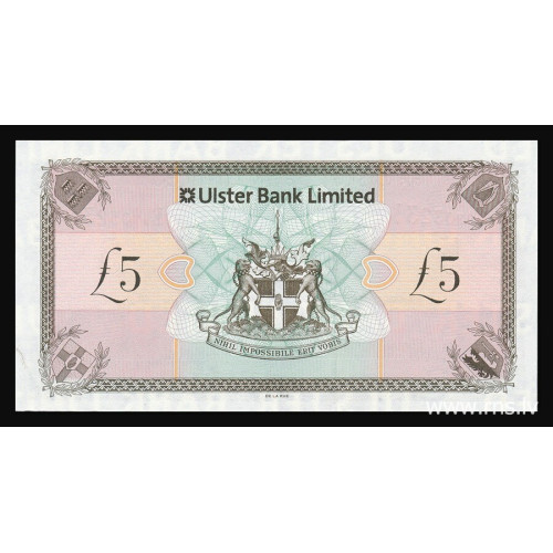 Northern Ireland - Ulster Bank Limited, 5 Pounds 2013