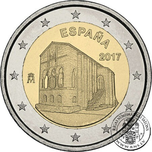 Spain, 2 Euro 2017, Oviedo Cathedral