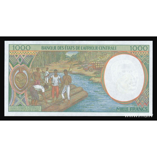 Central African States (Gabon), 1000 Francs 2000 (L)