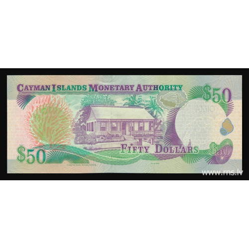 Cayman Islands, 50 Dollars 2003 (low number)